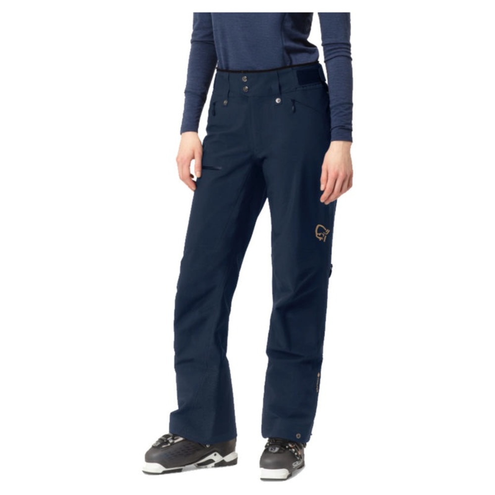 Norrona Women’s Lofoten Gore-Tex Ski Snowboard Pant + Bibs - Small Navy - NWT